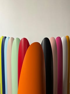 Pop art vintage Lipstick mirror Unghia by Rodolfo Bonetto, 1970s Italy