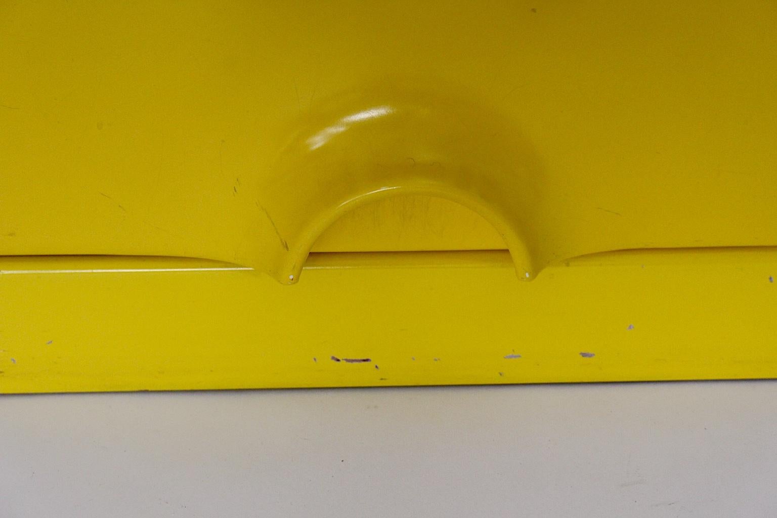 Pop Art Style Vintage Yellow Chest of Drawers, circa 1970, Germany For Sale 3
