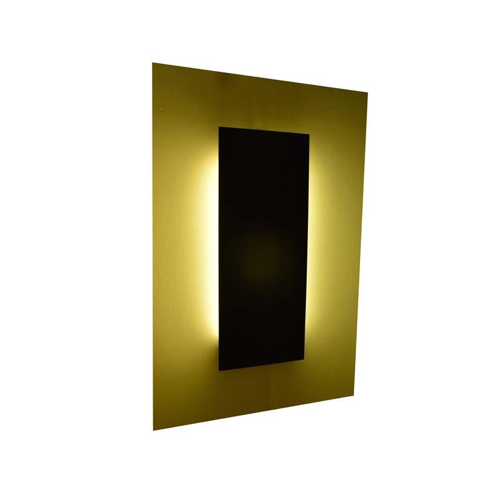 Pop Art Yellow and Black Perspex Light Panel by Johanna Grawunder Italian Design In Good Condition For Sale In London, GB
