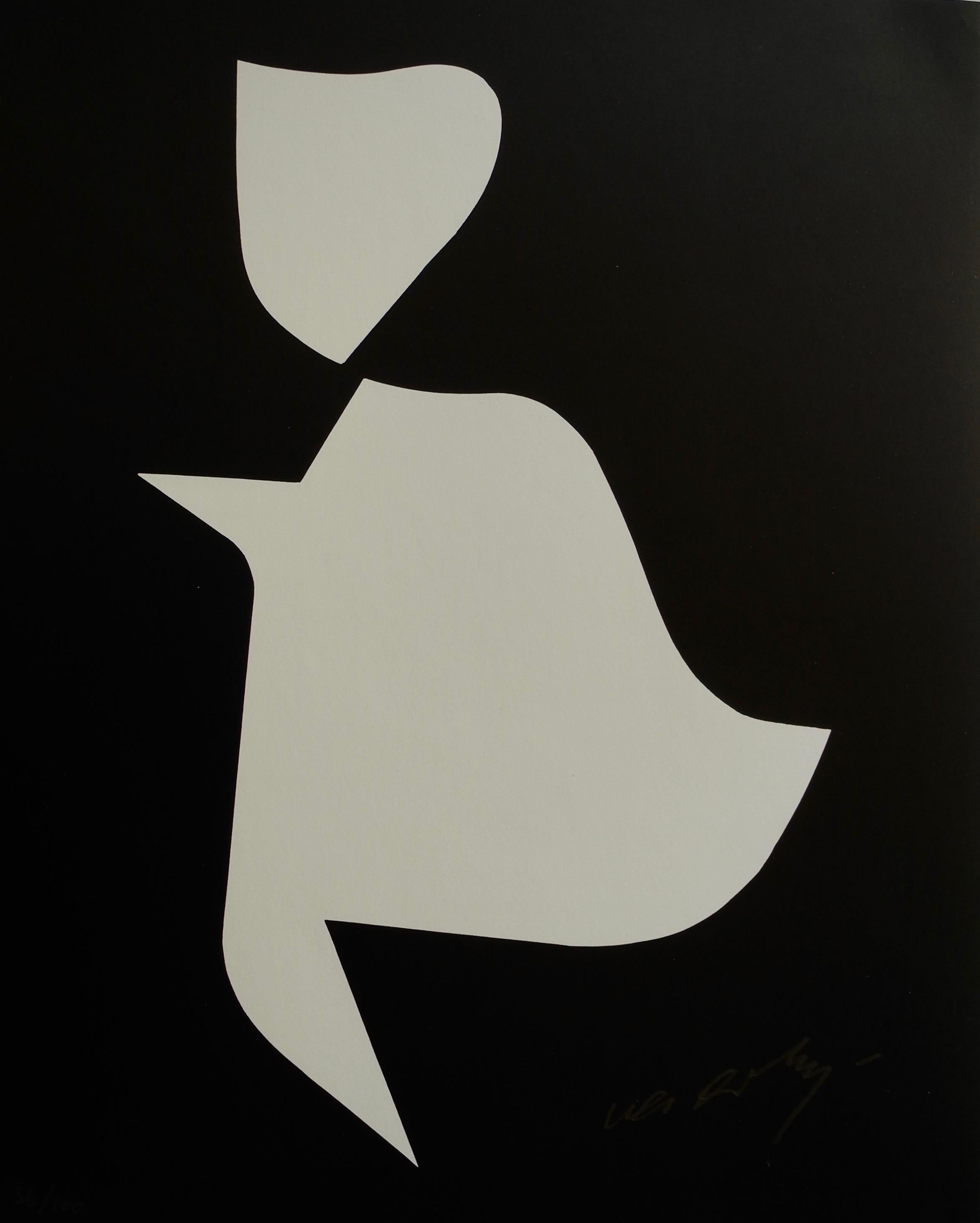 victor vasarely black and white