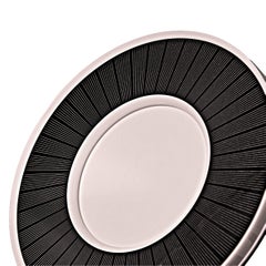 ROUND Italian Photo Frame Plexi  Black  White , Sharing Black Round