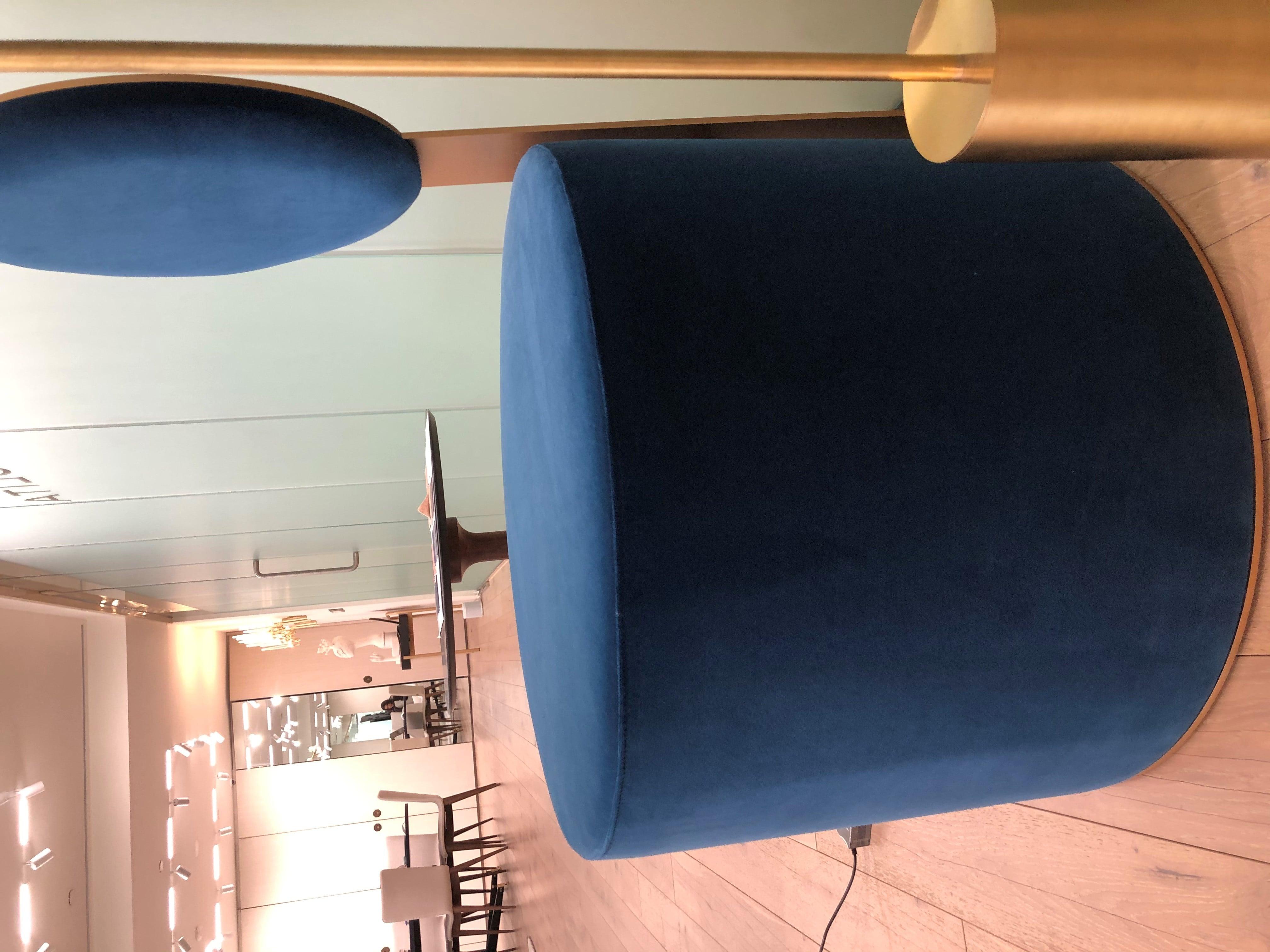 Wood Pop Blue Chair by Artefatto Design Studio