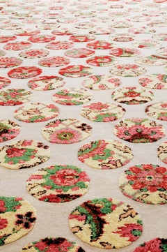 Polka Dots - Paolo Giordano Modern Design Rug Carpet Wool Handknotted