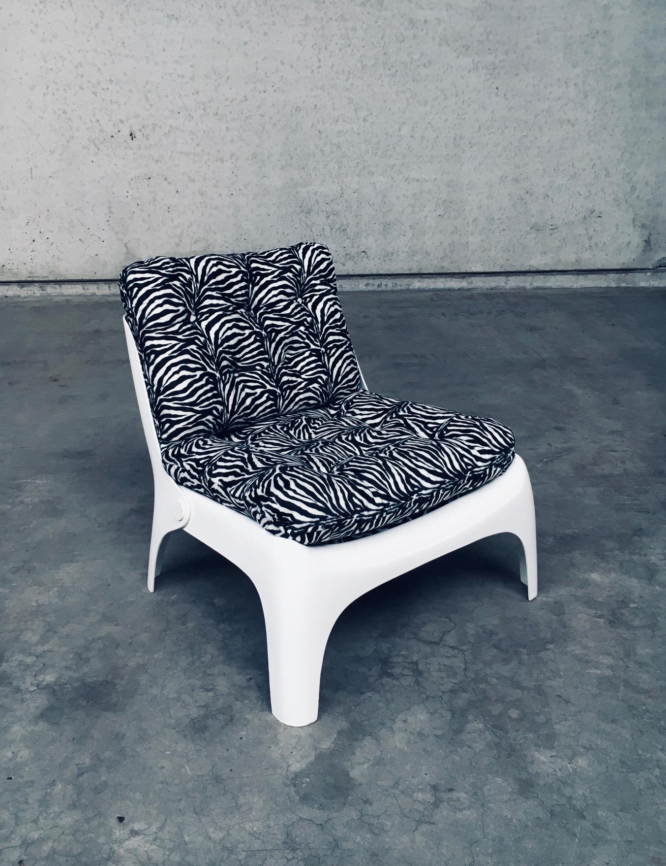 Mid-Century Modern Pop Culture Design Lounge Chair by Carl Straub, 1960's Germany For Sale