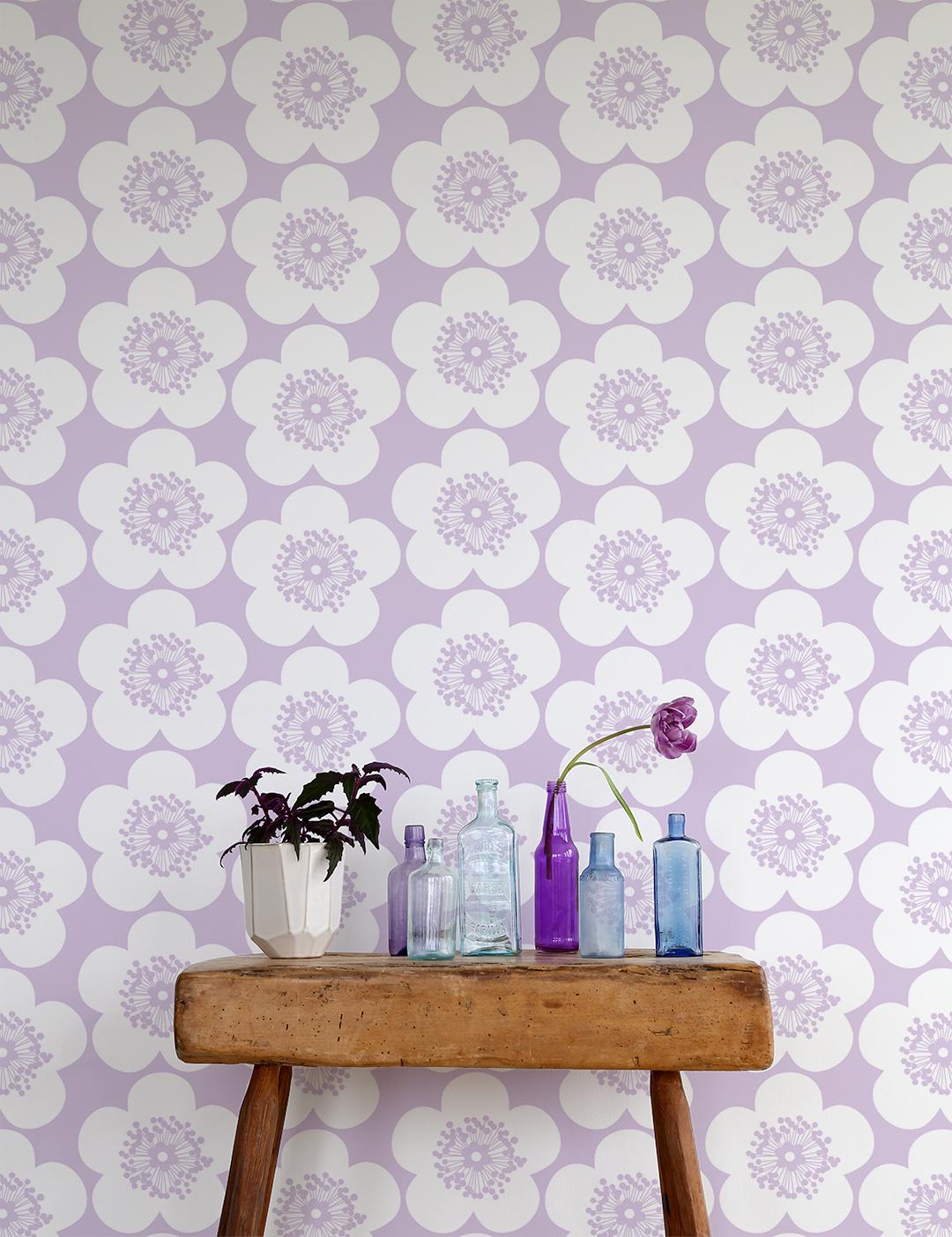 lavender wallpaper color