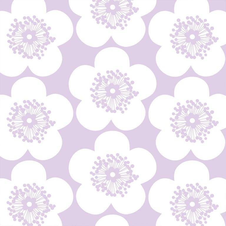 lavender pattern wallpaper