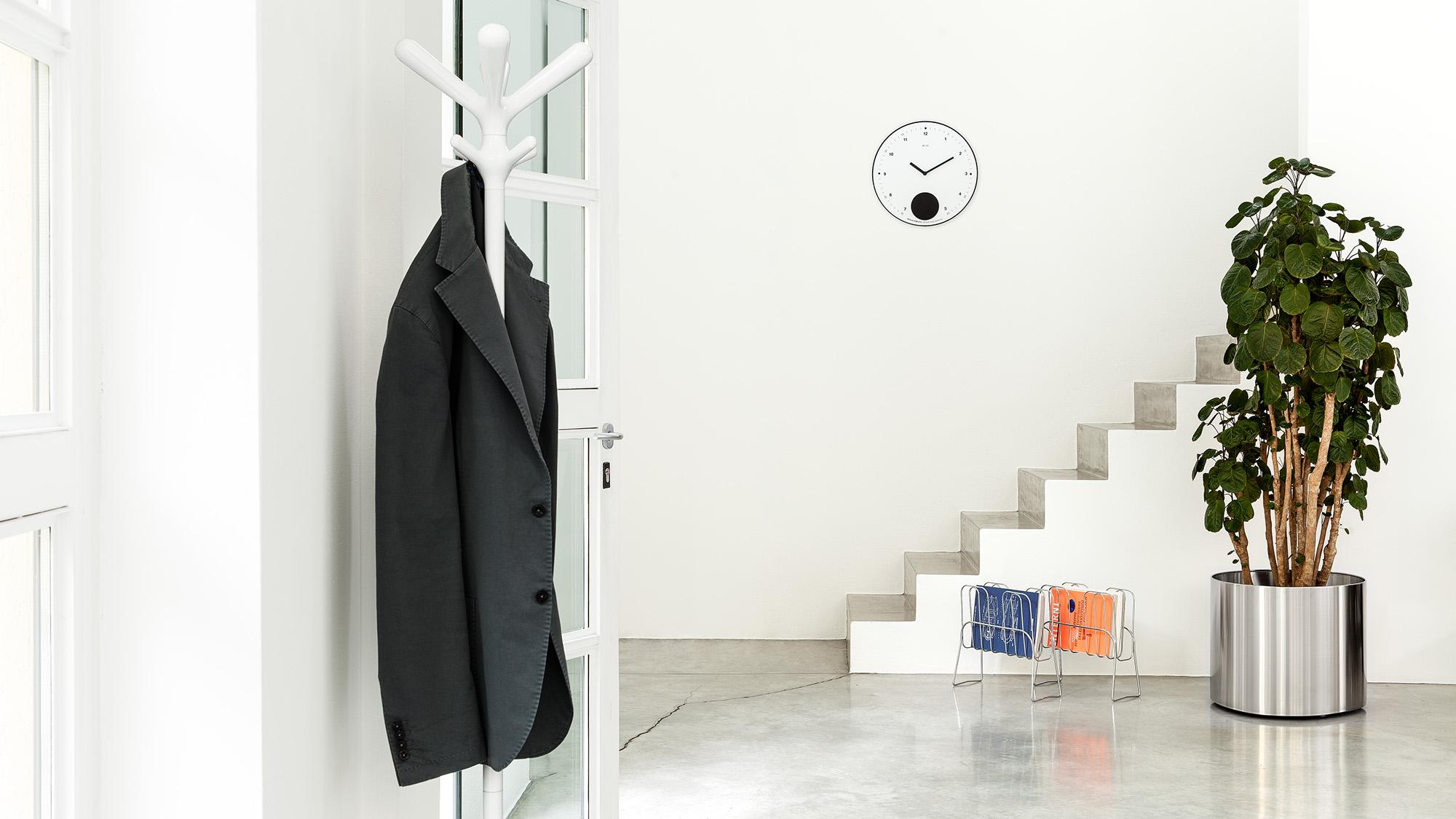 Rexite Pop - Porte-manteau autoportant (version blanche, sans porte-parapluie) en vente 1