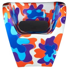 Pop - Little Albert armchair by Ron Arad, hand-painted, Signed Amane 