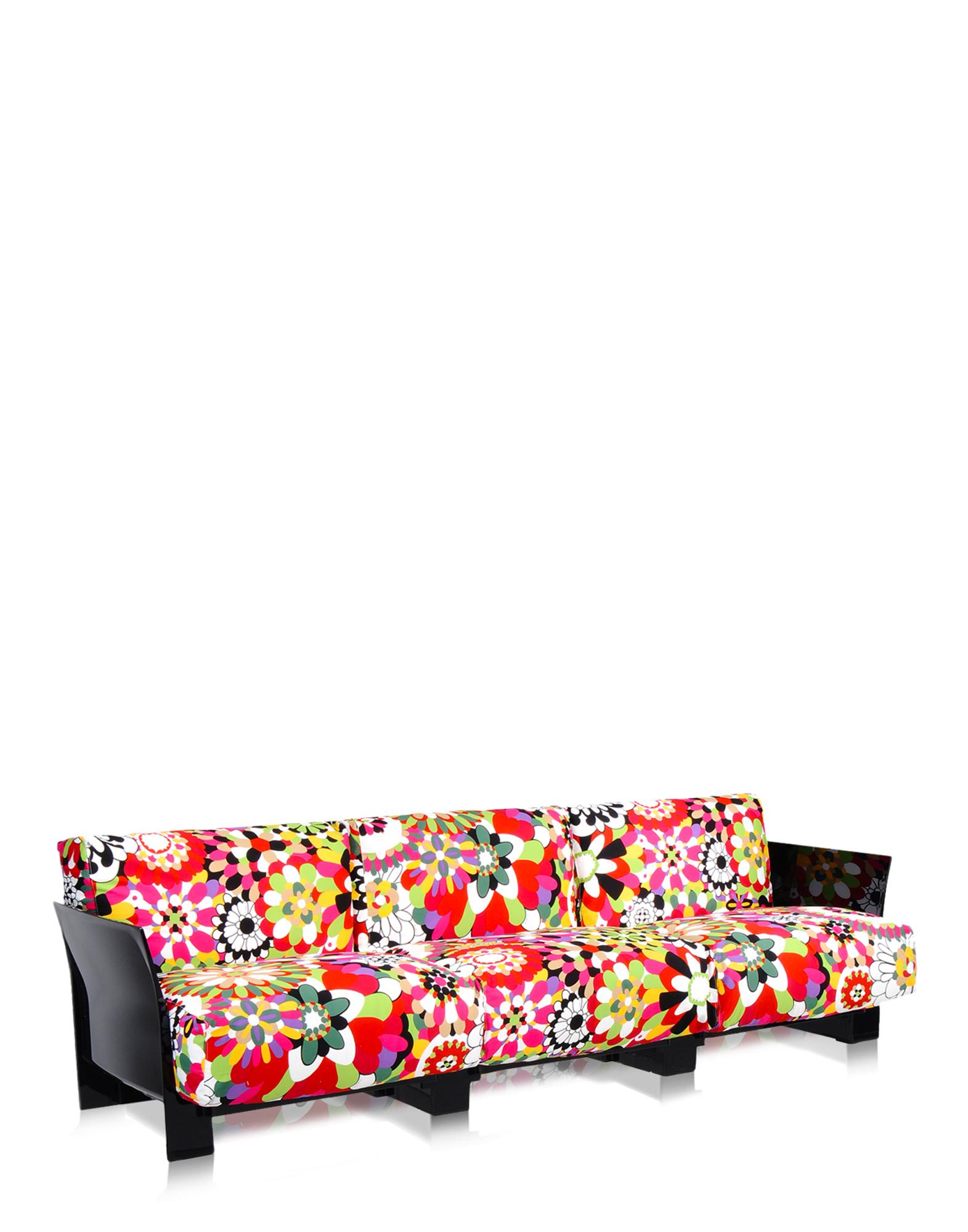 Italian Pop Missoni Sofa 3 Seats by Piero Lissoni For Sale