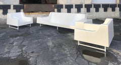 Pop Modernist /Space Age Fiberglass Living Room Set, Indoor Outdoor, Steelcase