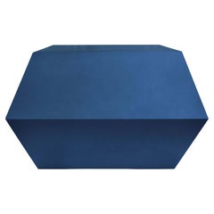 Table basse bleue Pop & Op en forme de diamant par Carlo Rampazzi