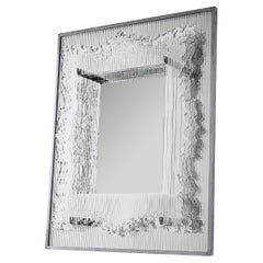 Pop Out Baroque (cornice SUS) - Specchio scultoreo contemporaneo in design a specchio