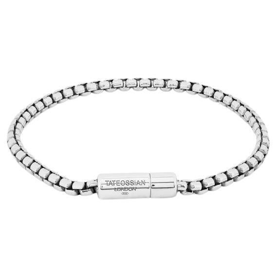 Elegantes Pop-Armband aus Sterlingsilber, Größe S