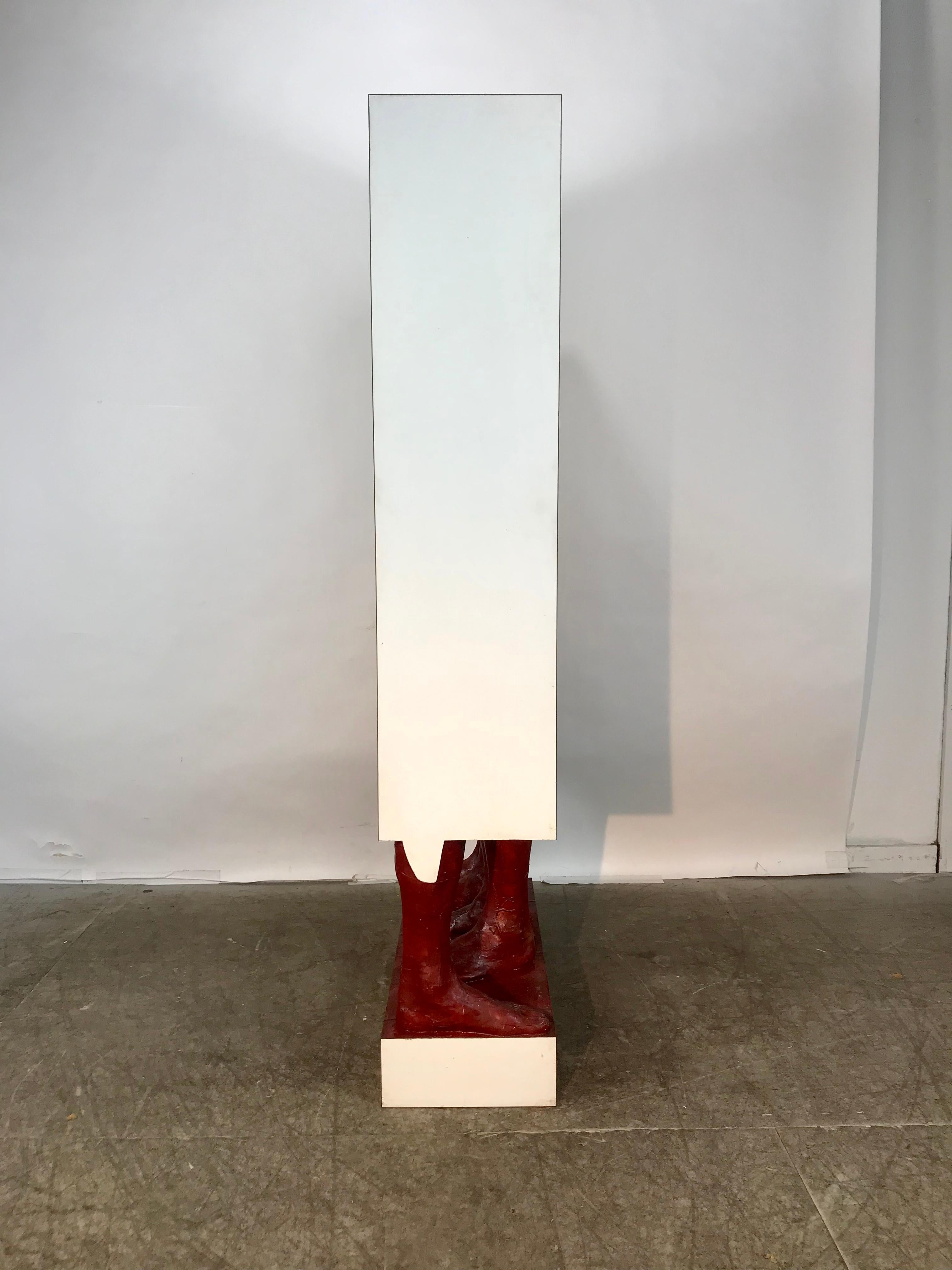 Surrealistische Pop-Skulptur von Robert Brock, um 1974 (Laminat) im Angebot