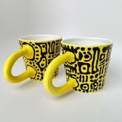 Pop Tribal Tumbler, Handmade and Food Safe, by Artist Stef Duffy