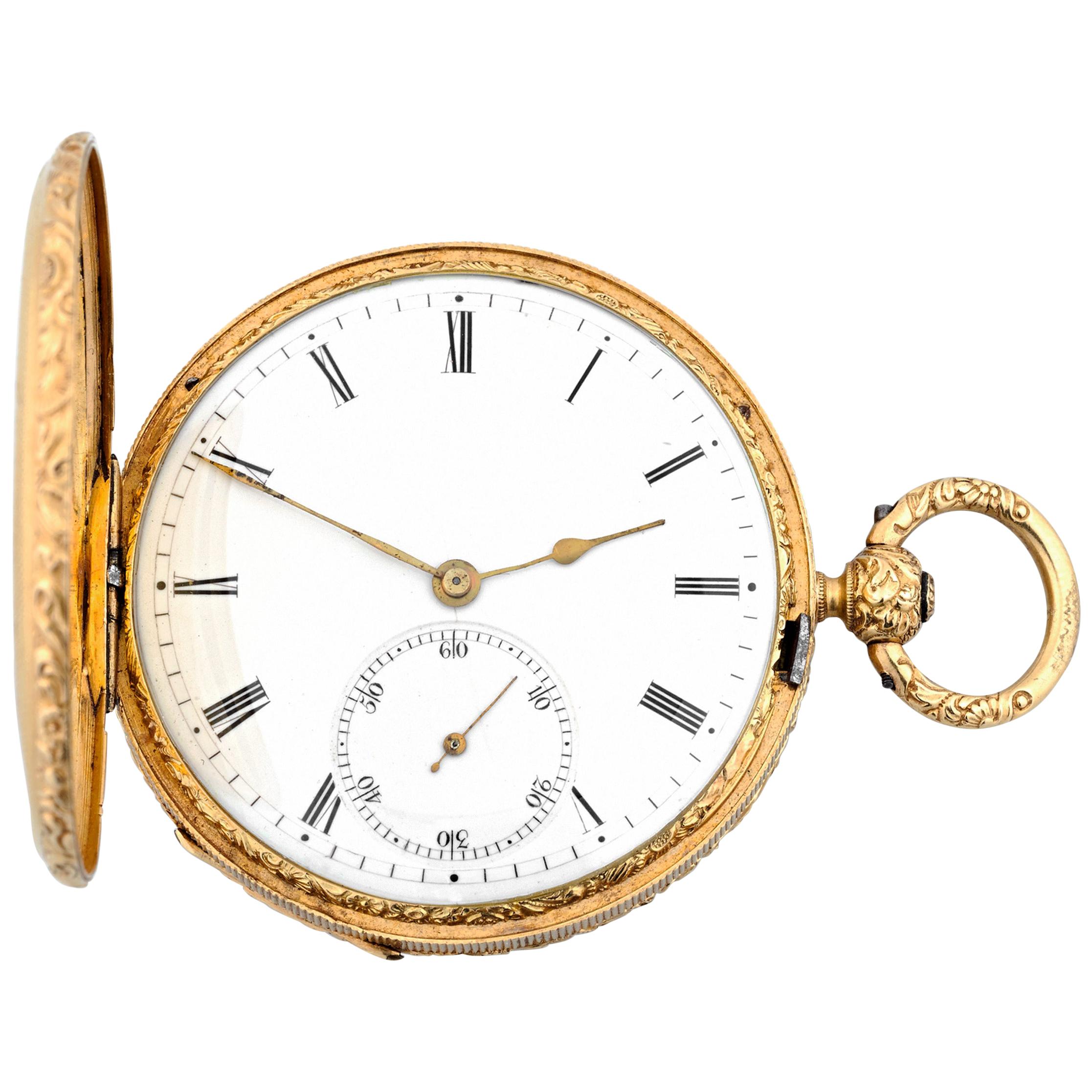 Pope Pius IX Gold Pocket Watch by Aucoc