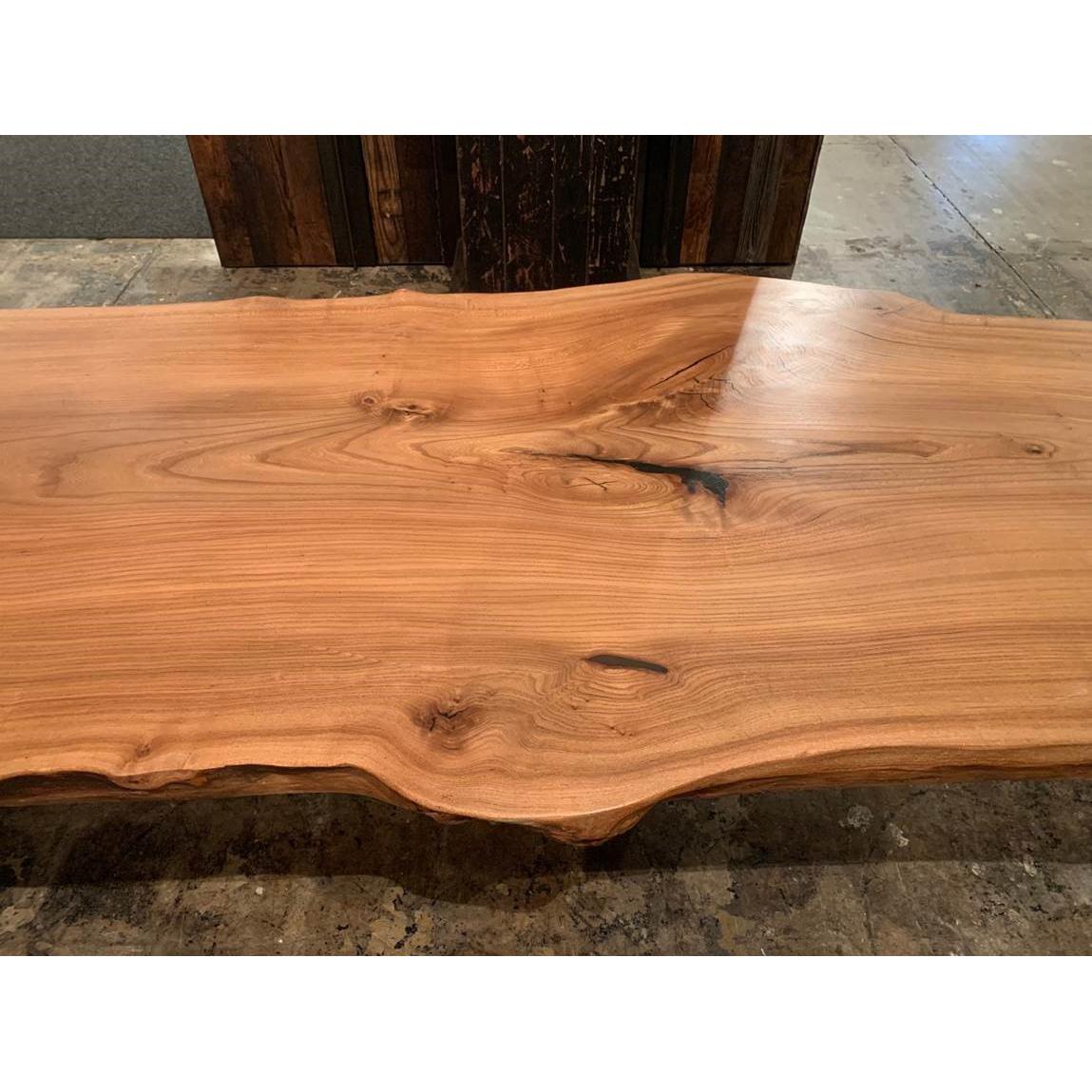 American Pope Valley Elm Table For Sale