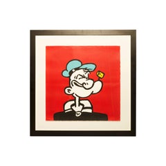 Popeye Cartoon Character Painting