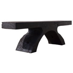 Unique Poplar Bench Sculpted by Jörg Pietschmann
