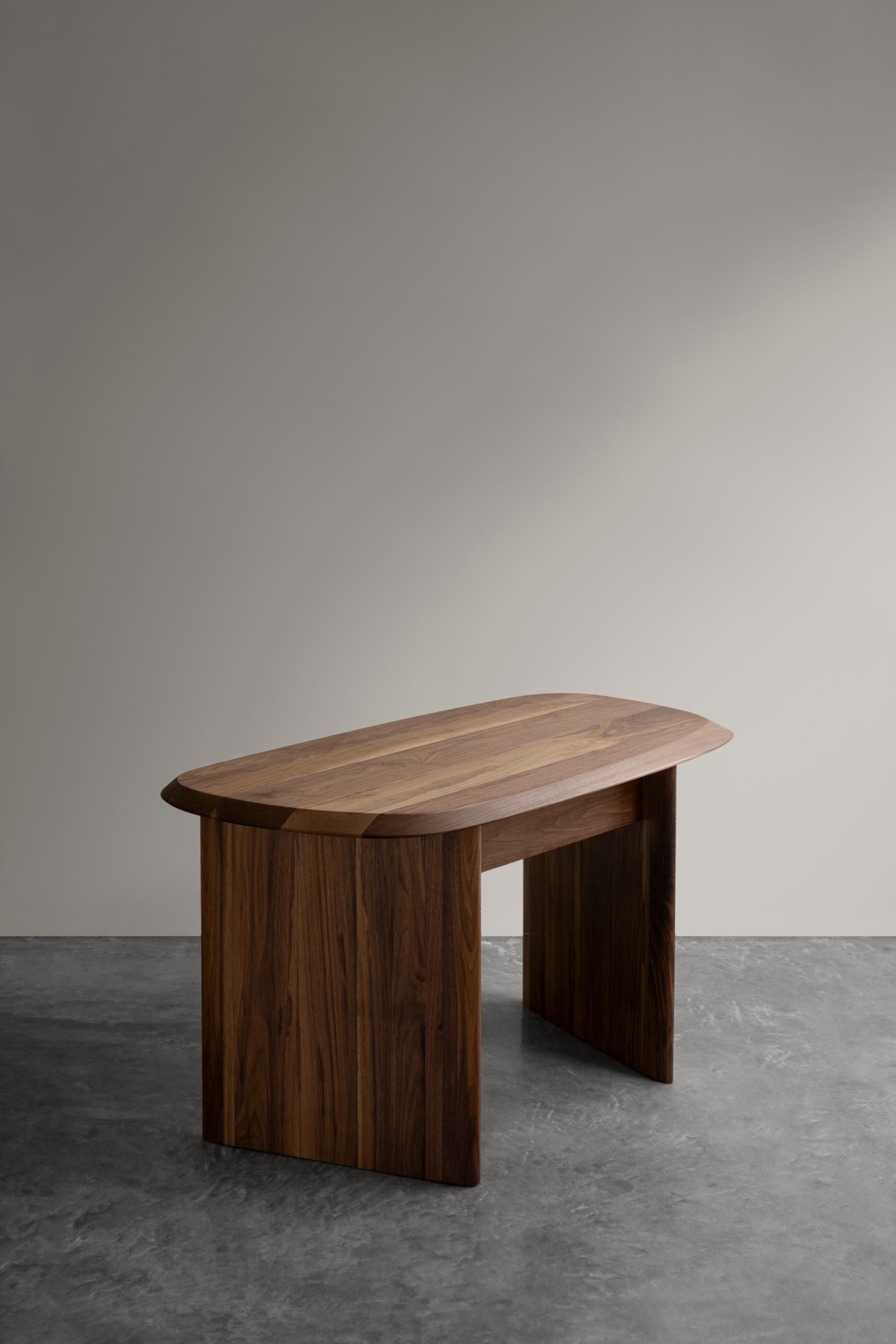 Duna Desk in Solid Poplar Wood, Home Office Writing Desk by Joel Escalona For Sale 6