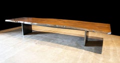 Organic Live Edge Poplar Dining Table