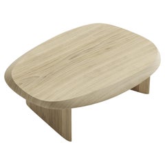 Poplar Wood Large Coffee Table Duna Collection Designed by Joel Escalona