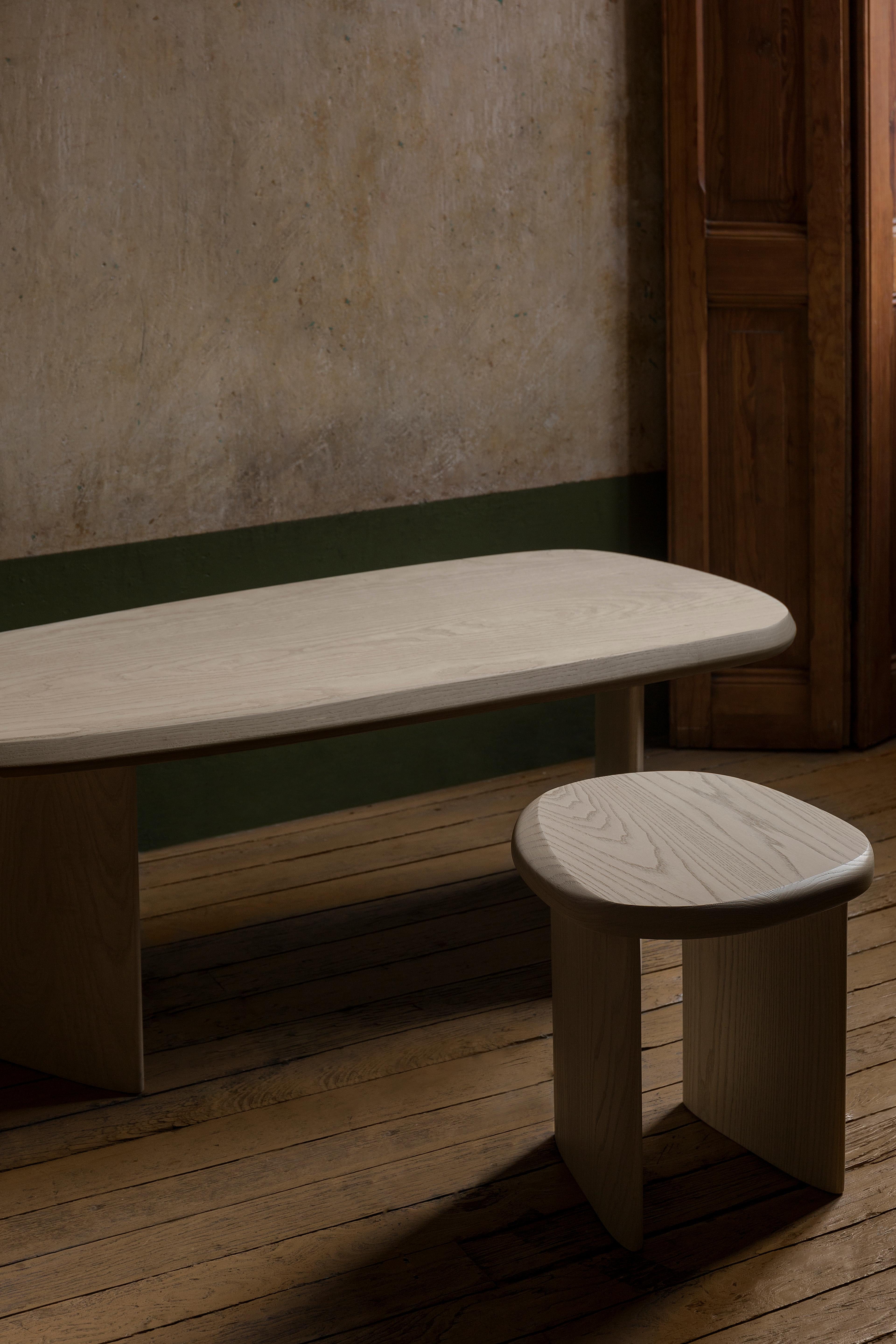 Duna Nest Table, Side Table, Bedside Table in Solid Poplar Wood by Joel Escalona im Angebot 6