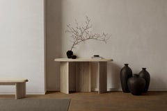 Duna Console Table in Solid Poplar Wood, Sideboard by Joel Escalona