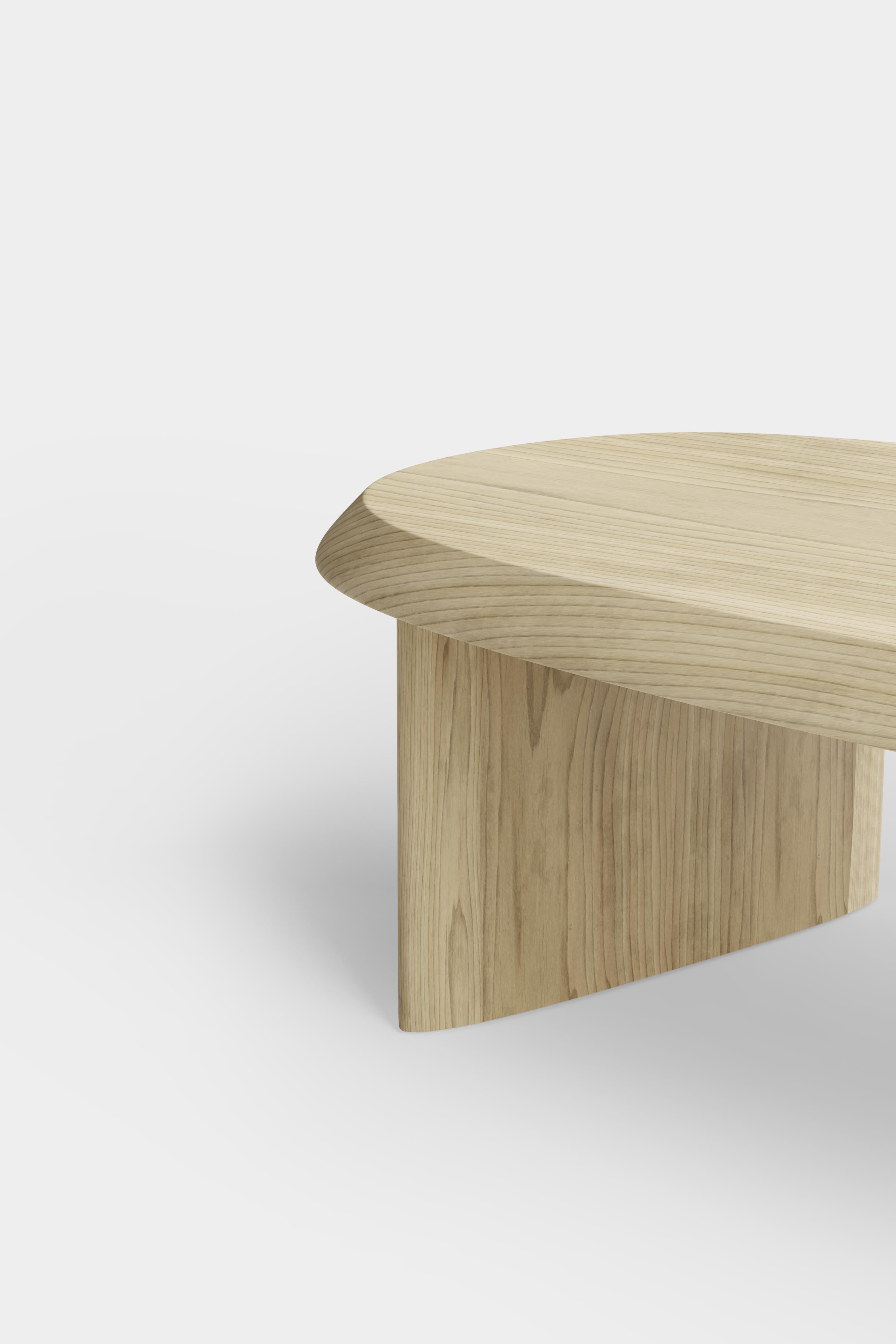 Duna Rectangular Coffee Table in Solid Poplar Wood Coffee Table by Joel Escalona im Angebot 1