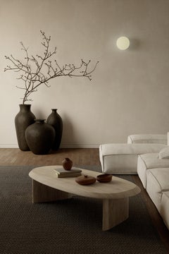 Duna Rectangular Coffee Table in Solid Poplar Wood Coffee Table by Joel Escalona