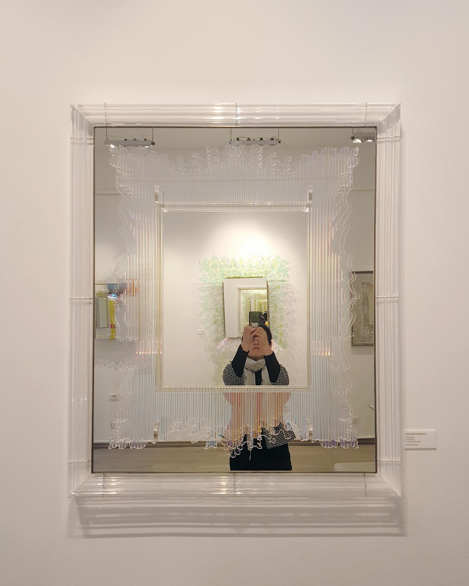 Stainless Steel Popout Baroque (Molding Frame) - Sculptural Neo Baroque Minimalist Wall Art For Sale