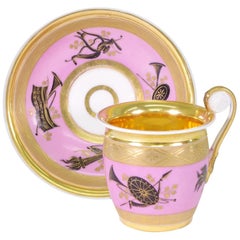 Popov Cup and Saucer, circa 1820