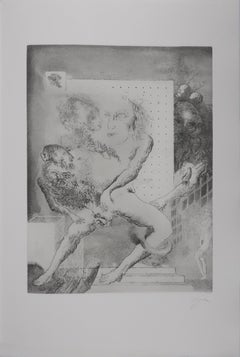 Kunst oder Zufall - Handsignierte Original-Radierung