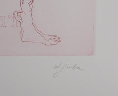 Le majeur de l'immensité - Gravure originale signée de la main de l'auteur