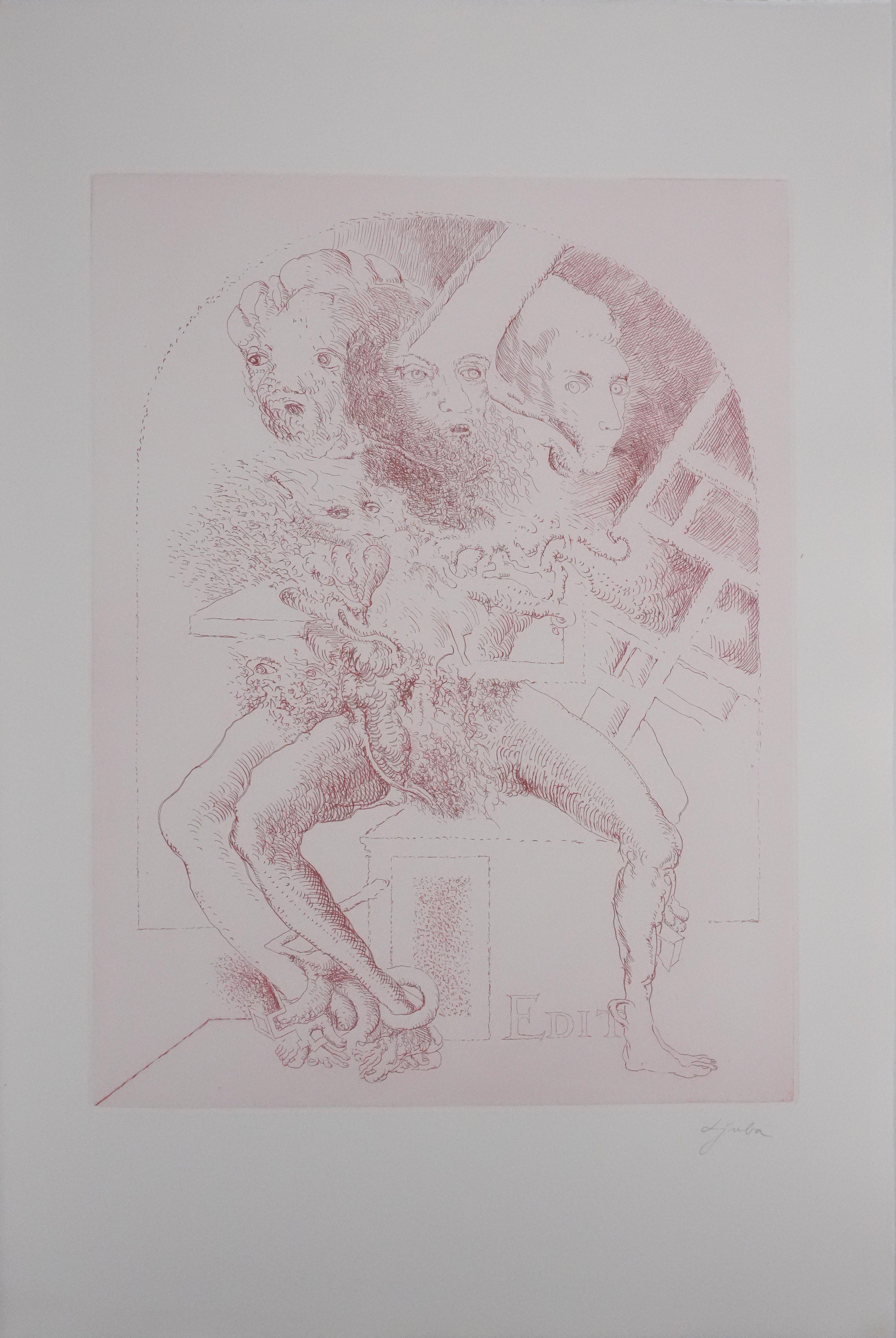 The Major of the Vastness - Original Handsigned Etching