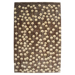 Tapis persan Art déco Orley Shabahang, 6' x 9'