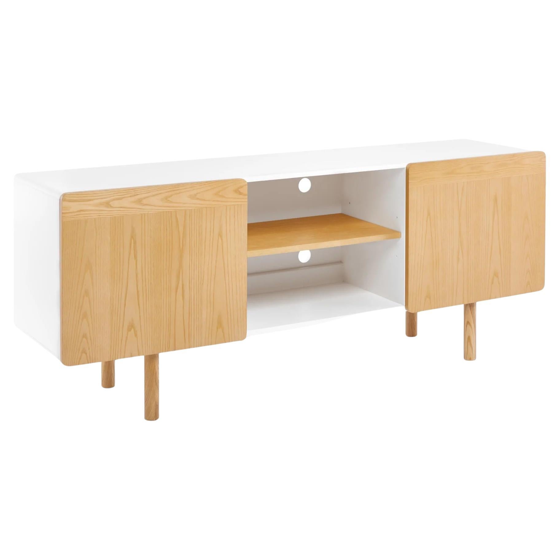 Credenza Poppin Cleo 70" Fresno Natural en venta