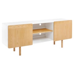 Poppin Cleo Credenza 70" Natural Ash