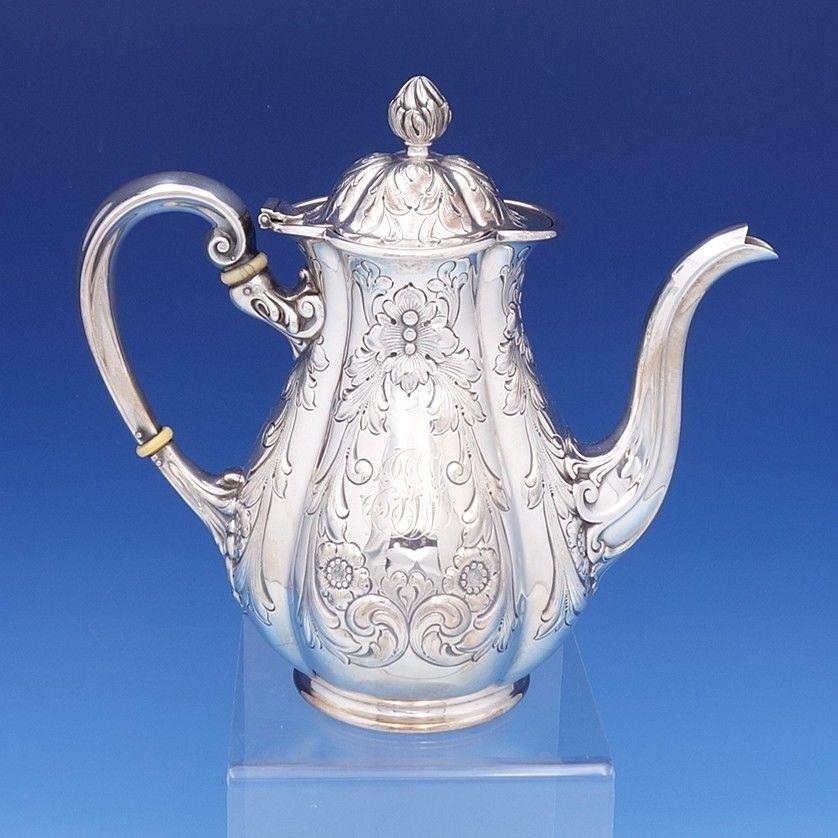 gorham silver plated tea set