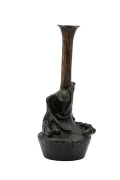 Chandelier en forme de coquelicot Gustav Gurschner K.K. Kunst-Erzgießerei Wien vers 1898