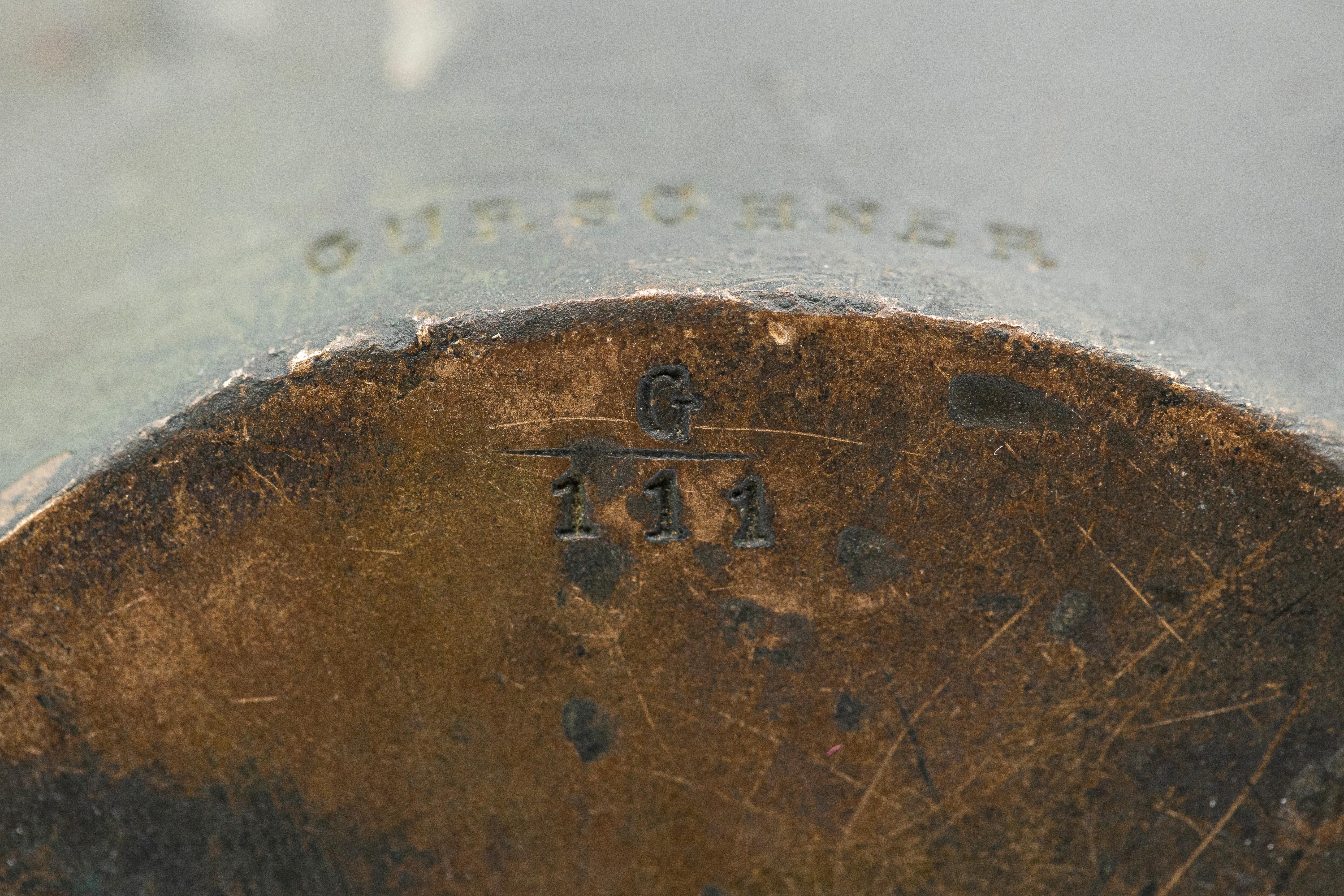 Austriaco Candelabro a papavero Gustav Gurschner K.K. Kunst-Erzgießerei Wien 1898 ca. in vendita