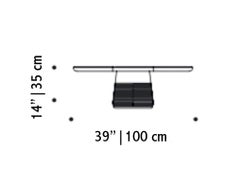 Table basse coquelicot, plateau laqué en poudre avec estremoz