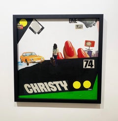 One Life, 1974 - Surrealist Original Mix Media Collage