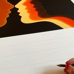 Lust - Surrealist Collage Art Print