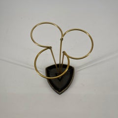 Poppy Modernist Umbrella Stand Brass Style, Austria 1950s