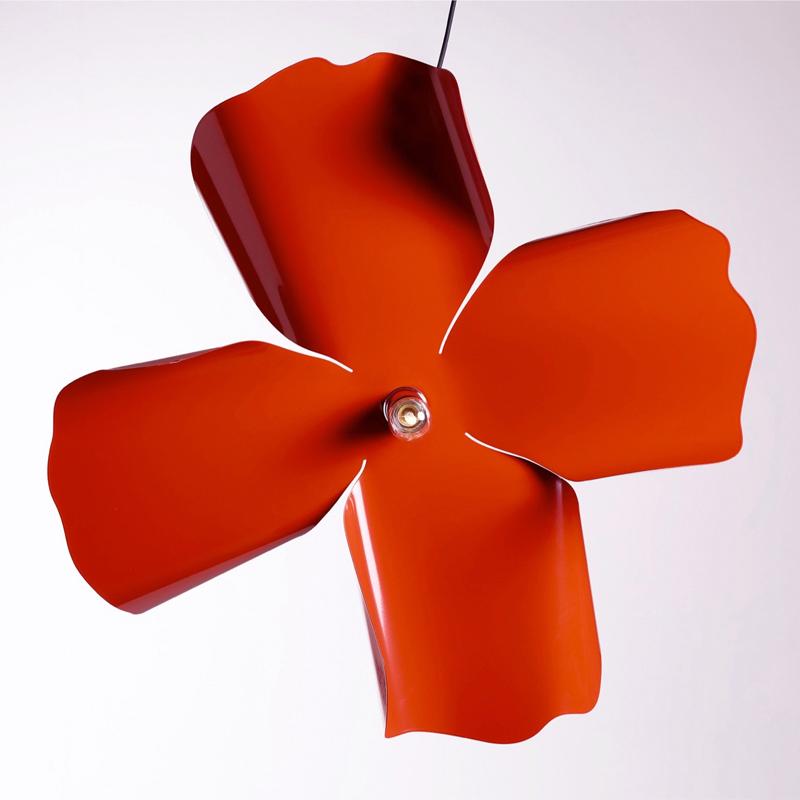 Contemporary Poppy Red Suspension For Sale