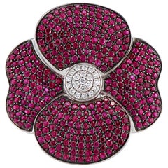 Poppy Ruby and Diamond Ring