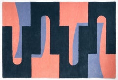 Popsicle Tufted Pile Rug in Contemporary Geometric Shape