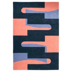 Popsicle Tufted Pile Rug in Contemporary Geometric Shape 