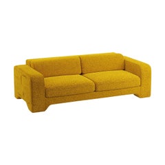 Popus Editions Giovanna 2.5 Seater Sofa in Amber Athena Loop Yarn Fabric